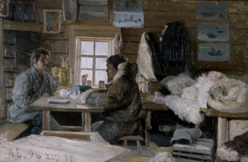 Борисов А.А. (1866–1934). В гостях у самоеда на Новой Земле. 1896