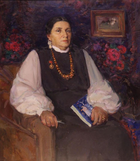 Портрет А.Я. Колотиловой. 1955