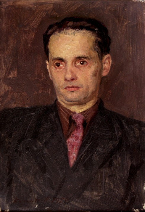 Портрет художника Л.В. Жигалова. 1954