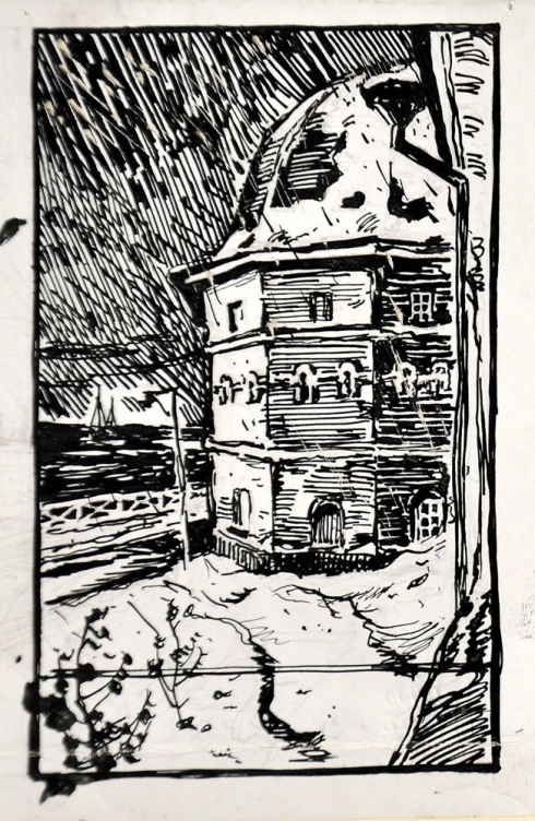 Башня гостиного двора. 1930-е 