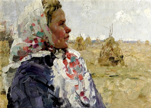 Портрет доярки Н.М. Рудаковой. 1968